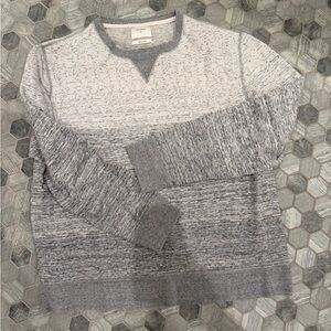 Billy Reid Men's Gray Crewneck Sweater